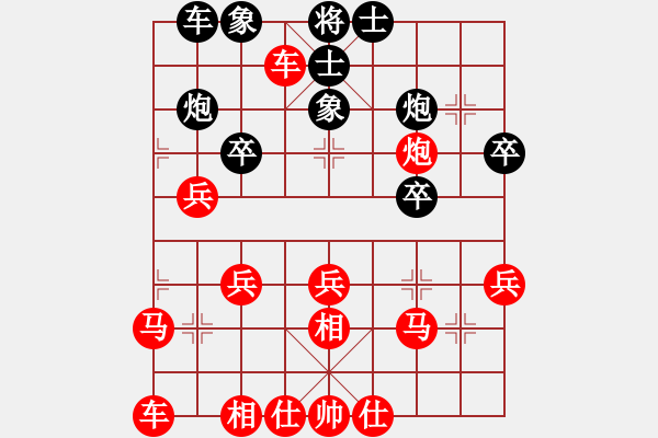 象棋棋譜圖片：橫才俊儒[292832991] -VS- 小馬哥[471717292] - 步數(shù)：29 