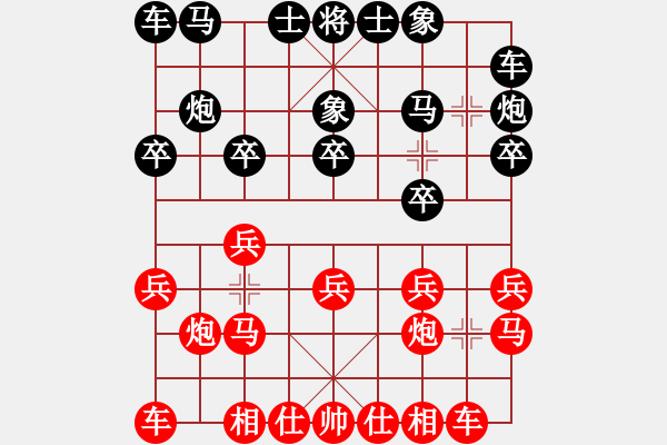 象棋棋譜圖片：肯先負(fù)何大——2022.12.11 - 步數(shù)：10 