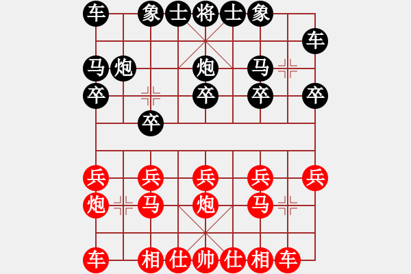 象棋棋譜圖片：鐵五局黃明昌勝辰溪米家棟 - 步數(shù)：10 