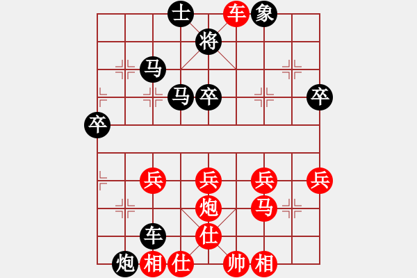 象棋棋譜圖片：火之戰(zhàn)車(4級)-負(fù)-nzbdwmh(2級) - 步數(shù)：40 