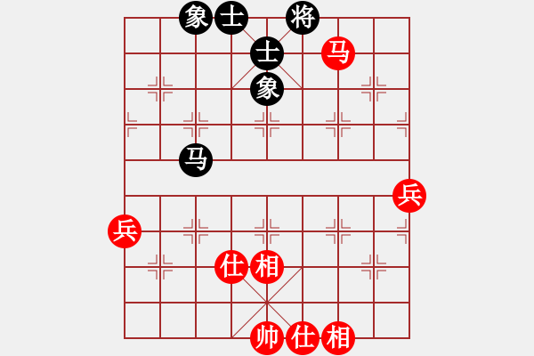 象棋棋譜圖片：貓貓菜鳥庫(9星)-和-鐮刀幫女將(北斗) - 步數(shù)：90 