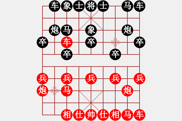 象棋棋譜圖片：Q★玩玩[1762769001] -VS- Angel丨嘯天[1157502411] - 步數(shù)：10 