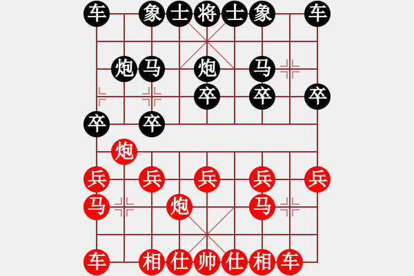 象棋棋譜圖片：城東開心婆婆[紅] -VS- knowcraft[黑] - 步數(shù)：10 