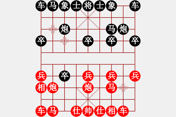 象棋棋譜圖片：嚴勇 先勝 唐子龍 - 步數(shù)：10 