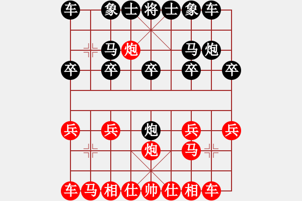 象棋棋谱图片：实战图 02 - 步数：10 