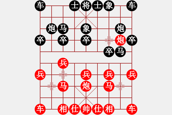 象棋棋谱图片：张旺后 先负 所司和晴 - 步数：10 