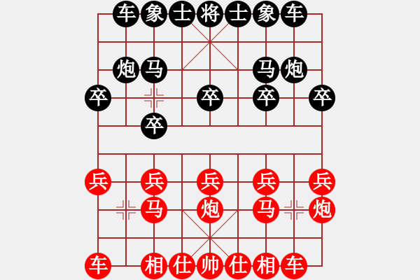 象棋棋譜圖片：沖上云霄(日帥)-和-摟著美女飄(9段) - 步數(shù)：10 