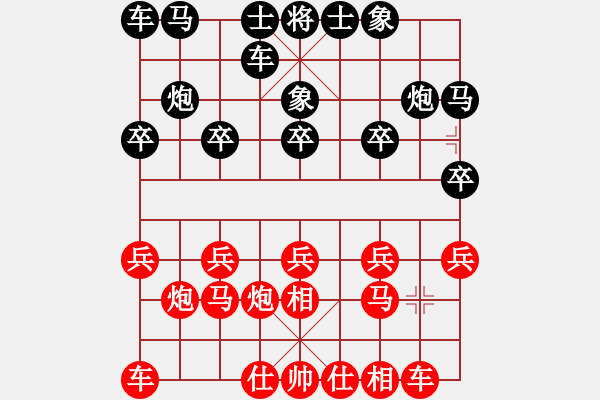 象棋棋譜圖片：東營第八名(5r)-勝-英雄本色(5級) - 步數(shù)：10 