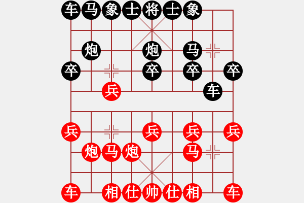 象棋棋譜圖片：陳啟明 先勝 謝丹楓 - 步數(shù)：10 