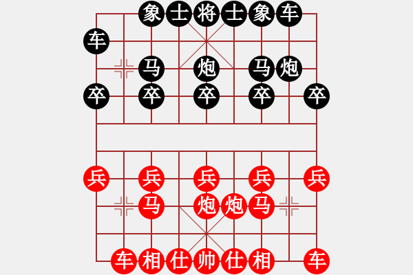 象棋棋谱图片：高飞 先和 赵金成 - 步数：10 