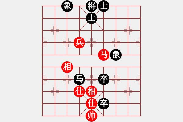 象棋棋譜圖片：過(guò)宮炮應(yīng)飛相（黑勝） - 步數(shù)：120 