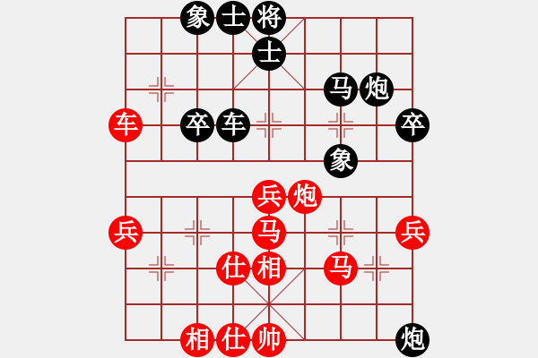 象棋棋譜圖片：炫鋒堂煮酒(9段)-勝-gzfgzfgzf(月將) - 步數(shù)：50 