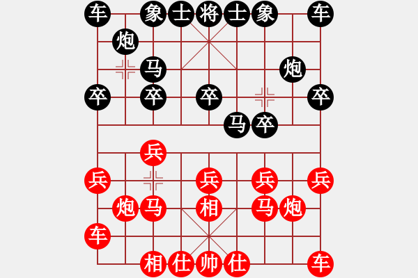 象棋棋譜圖片：老三[510196828] -VS- 桔中居士[125323952] - 步數(shù)：10 