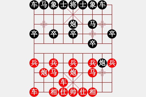 象棋棋譜圖片：橫才俊儒[292832991] -VS- 茅坑石[1285671809]（故壘西邊） - 步數(shù)：10 