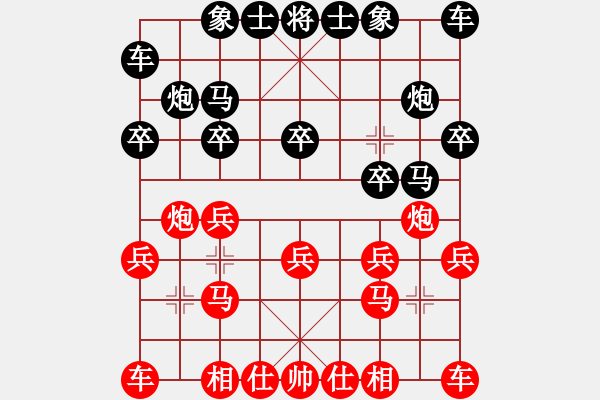 象棋棋譜圖片：小巧玲瓏a 和 浪里分不清歡笑悲憂 - 步數(shù)：10 