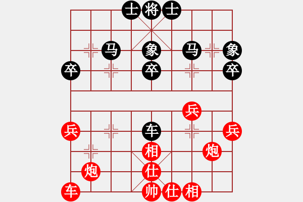 象棋棋谱图片：女子组：七7 辽宁李沁先和河北刘钰 - 步数：40 