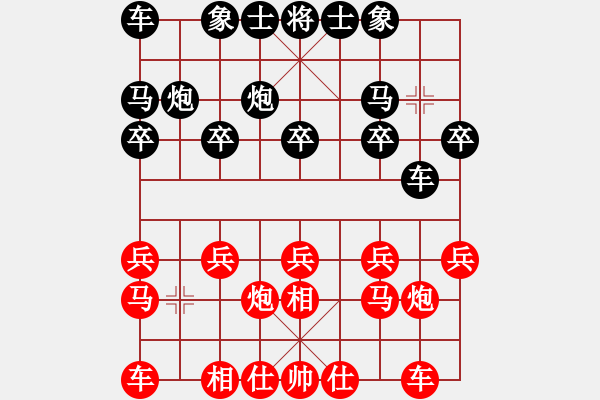 象棋棋譜圖片：象棋呂欽(2級)-勝-yuansheng(6級) - 步數(shù)：10 