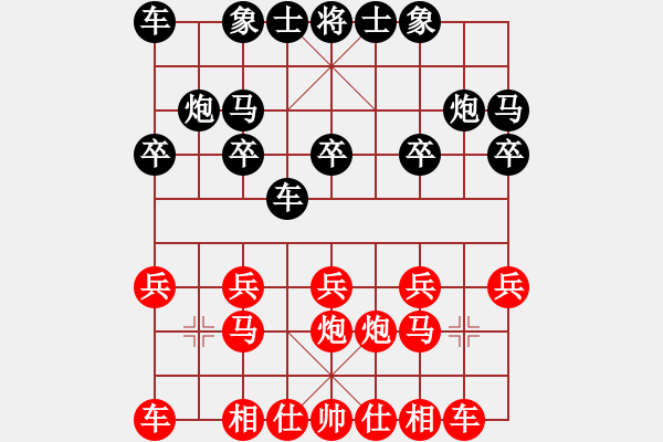 象棋棋譜圖片：嘴角揚(yáng)揚(yáng)[50129759] -VS- ykz29[770474349] - 步數(shù)：10 