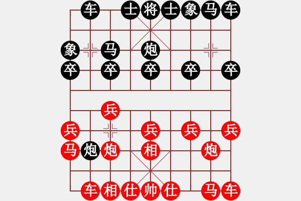 象棋棋譜圖片：王靖 先勝 林建中 - 步數(shù)：10 