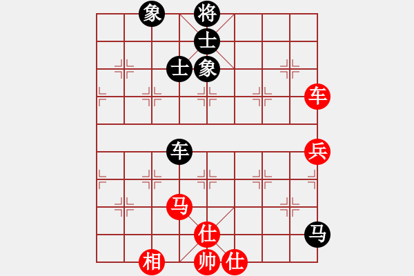 象棋棋譜圖片：佳佳測(cè)試一(6段)-和-白花蛇楊春(8段) - 步數(shù)：100 