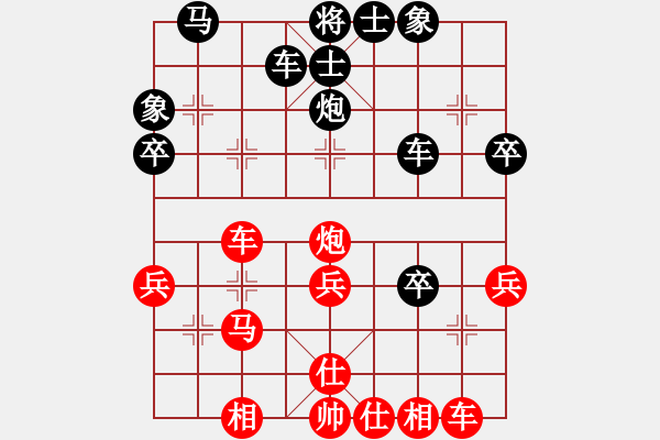 象棋棋譜圖片：佳佳測(cè)試一(6段)-和-白花蛇楊春(8段) - 步數(shù)：40 