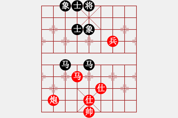 象棋棋譜圖片：鹽城(7段)-和-職業(yè)選手(8段) - 步數(shù)：100 