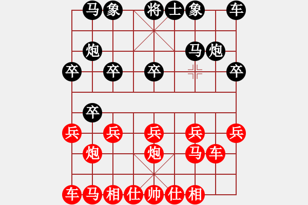 象棋棋譜圖片：呂小寧（先勝）白全才 - 步數(shù)：10 