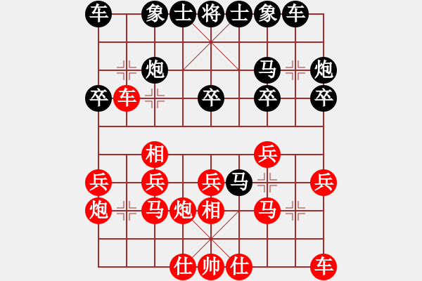 象棋棋譜圖片：ytqyzyt(1段)-勝-青島市(2段) - 步數(shù)：20 