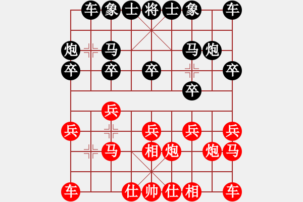 象棋棋譜圖片：青花瓷（業(yè)6-2）先負傾城小萌（業(yè)6-2）201804262245.pgn - 步數：10 