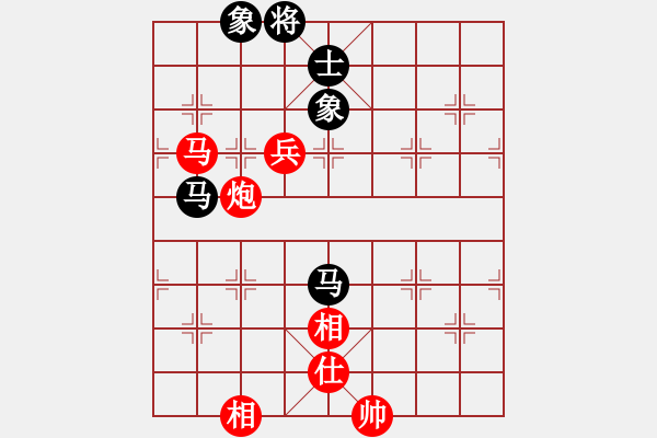 象棋棋譜圖片：敏妹(無極)-和-后發(fā)制人(無極) - 步數(shù)：140 