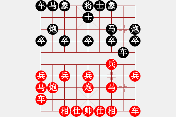 象棋棋譜圖片：《學習大師后手》邊炮左車巡河進7卒破中炮邊馬雙橫車 - 步數(shù)：10 