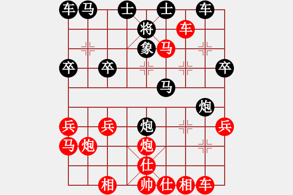 象棋棋譜圖片：2021.3.24.11閑來象棋評測先勝中炮進三兵對左炮壓車 - 步數(shù)：27 