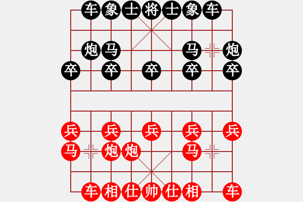 象棋棋譜圖片：百思不得棋解[575644877] -VS- 流年記憶[-] - 步數(shù)：10 