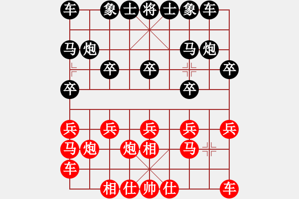 象棋棋譜圖片：火車頭 崔巖 勝 河北金環(huán)鋼構(gòu) 陳翀 - 步數(shù)：10 