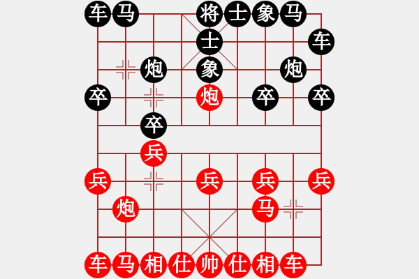 象棋棋谱图片：谢靖先和小皇帝 - 步数：10 