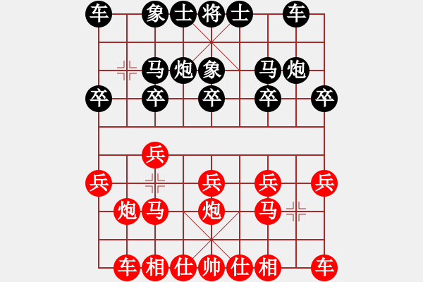 象棋棋譜圖片：A40象棋發(fā)燒友勝酒神 - 步數(shù)：10 