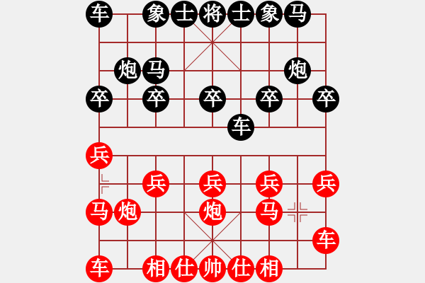 象棋棋譜圖片：橫才俊儒[292832991] -VS- 見龍?jiān)谔颷2513584765] - 步數(shù)：10 