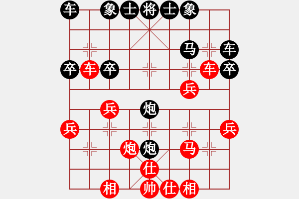 象棋棋譜圖片：3083232(都尉) 勝 3163095(縣令) - 步數(shù)：30 