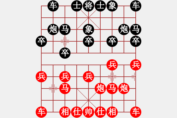 象棋棋譜圖片：徐愛明先勝曹全忠 - 步數(shù)：10 