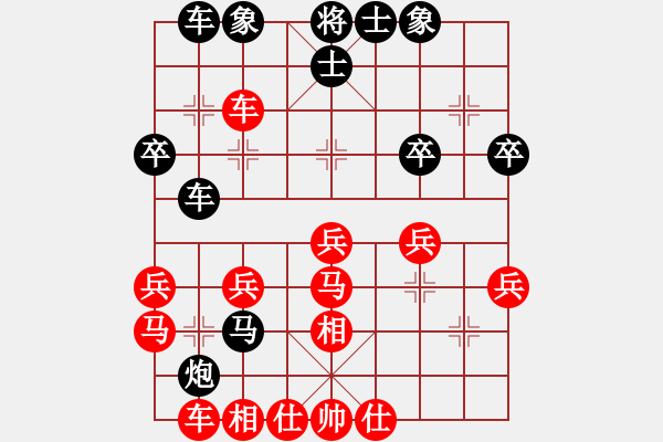 象棋棋譜圖片：將軍大甩袍[935869918] -VS- 棋友-棋有此理[2287391466] - 步數：30 