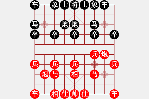 象棋棋譜圖片：4月11日小對(duì)抗王兵先負(fù)江海斌 - 步數(shù)：10 