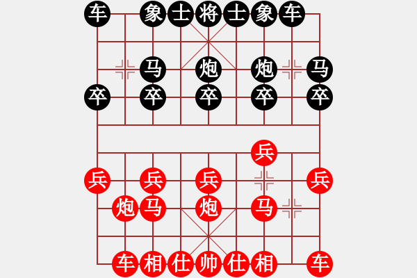 象棋棋譜圖片：萬能使(2段)-勝-千山詩棋(4段) - 步數(shù)：10 