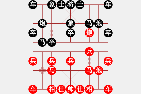 象棋棋谱图片：程吉俊 先和 成海文 - 步数：10 