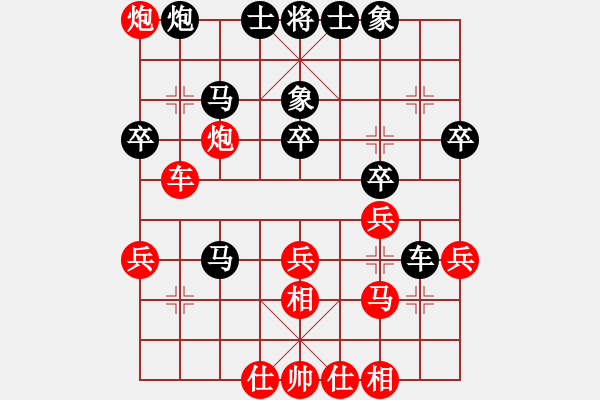 象棋棋譜圖片：不平(天罡)-勝-真命天子(風(fēng)魔)(順炮橫車對直車紅車6進(jìn)5） - 步數(shù)：50 