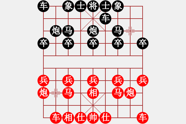 象棋棋譜圖片：業(yè)余棋手先勝怪叔叔 - 步數(shù)：10 