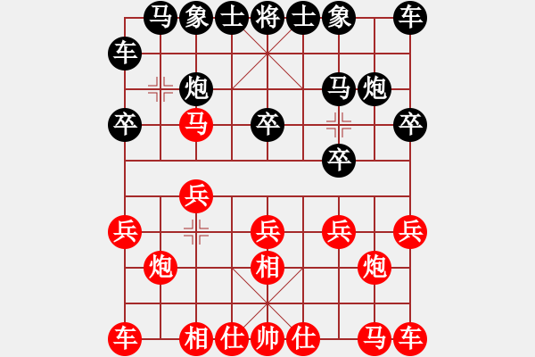 象棋棋譜圖片：QQ角色 - 步數(shù)：10 