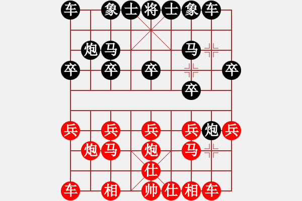 象棋棋譜圖片：游俠-洪[51074139]先勝 棋心閣小詩琪[82909429] - 步數(shù)：10 