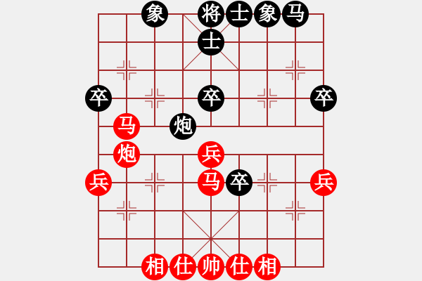 象棋棋譜圖片：超級(jí)棋俠(3段)-勝-小周怪刀(3段) - 步數(shù)：40 