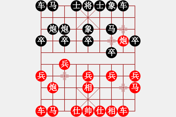 象棋棋譜圖片：重慶 楊劍 和 陜西 張惠民 - 步數(shù)：10 