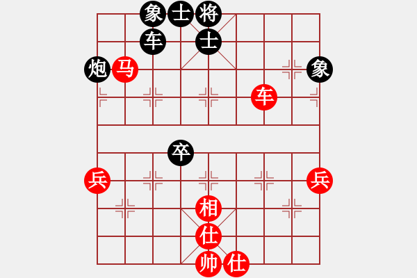 象棋棋譜圖片：錦州石化一(日帥)-和-和記黃埔(天帝) - 步數(shù)：100 